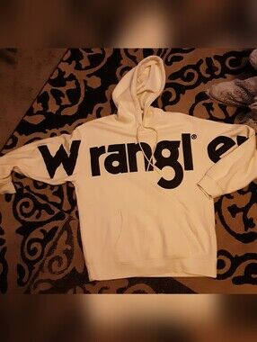 Wrangler Women's Cream Logo Hoodie Sweater